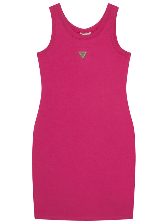 Guess Sukienka codzienna J6GK30 J1314 Różowy Slim Fit
