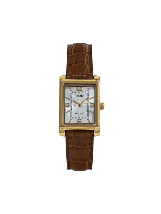Casio Zegarek Classic LTP-1234PGL-7AEG Brązowy