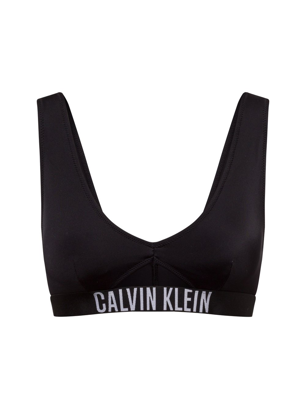 Calvin Klein Damski stanik bikini - usztywniany Kobiety Sztuczne włókno czarny, M