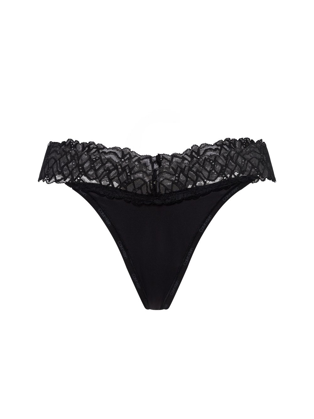 Calvin Klein Stringi Kobiety Sztuczne włókno czarny, XS