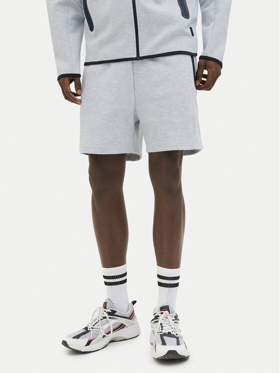 Jack & Jones Szorty sportowe Gordon Fusion 12273304 Szary Regular Fit