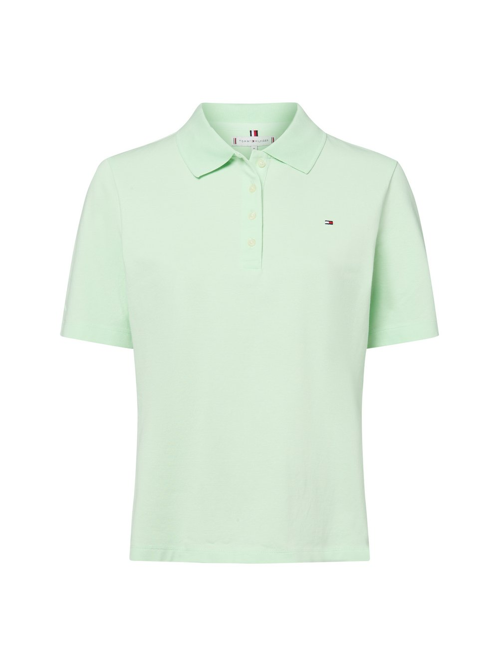 Tommy Hilfiger Damska koszulka polo Kobiety Bawełna zielony, M