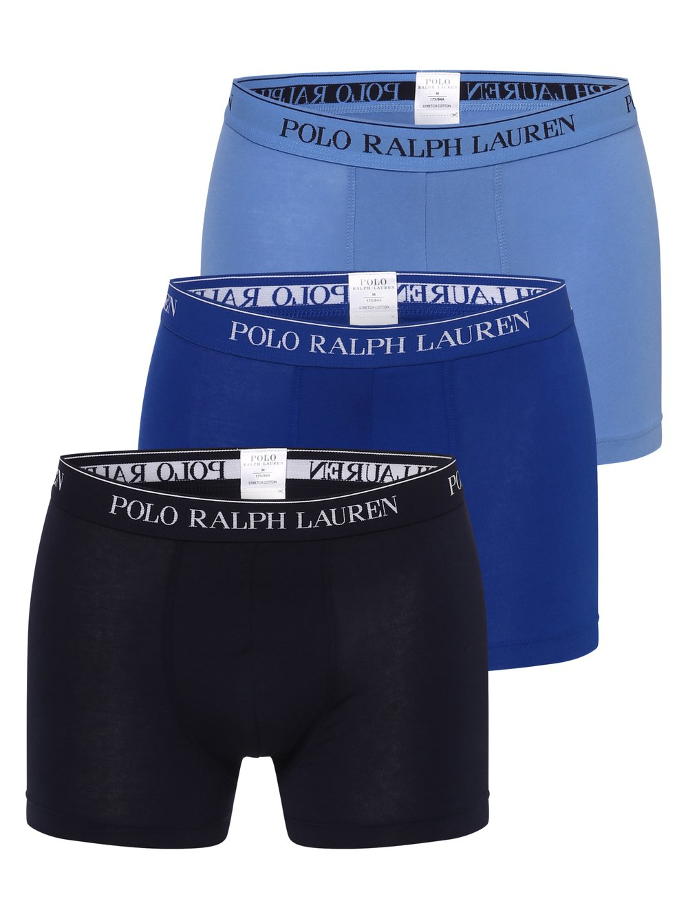 Polo Ralph Lauren Obcisłe bokserki pakowane po 3 szt. Mężczyźni Bawełna niebieski, M