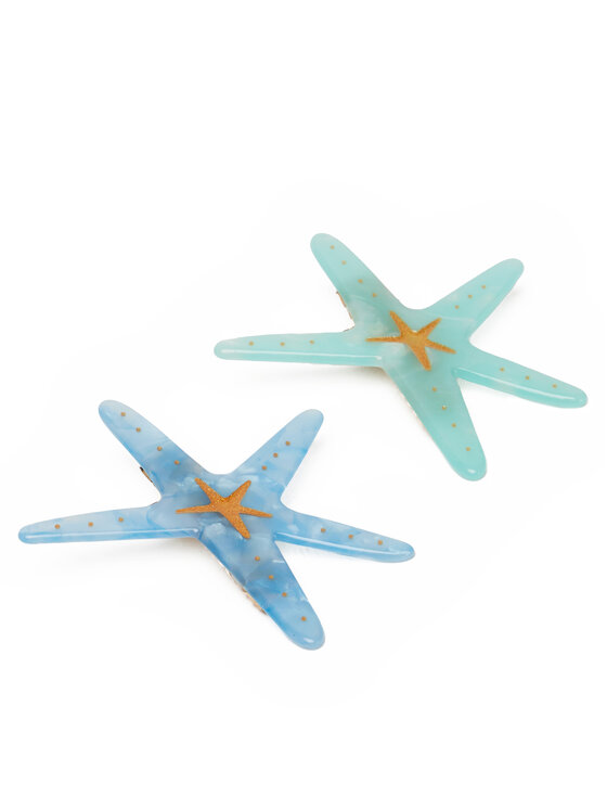 Pieces Zestaw spinek do włosów Pclana 2-Pack Hairclip 17156212 Niebieski
