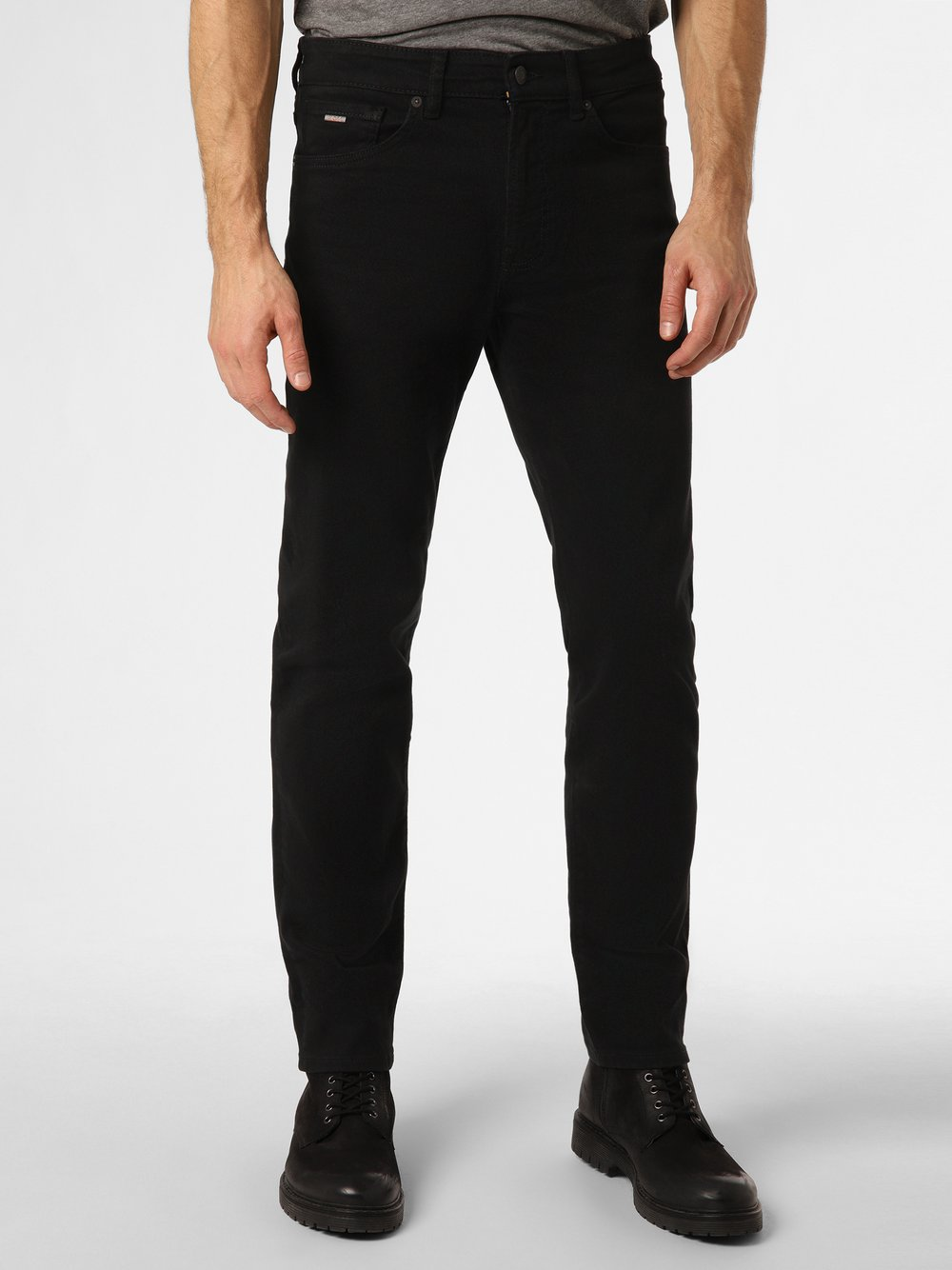 BOSS Orange Jeansy Mężczyźni Bawełna czarny, 38-30