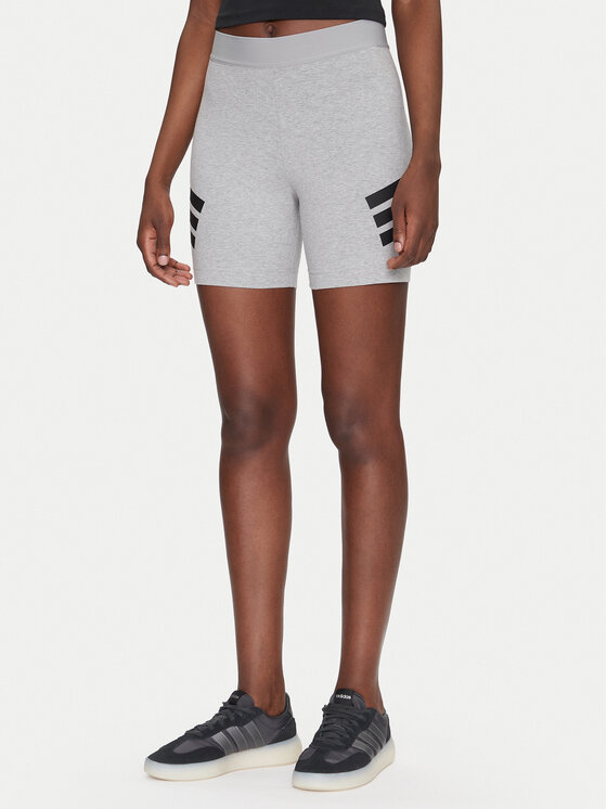 adidas Kolarki Future Icons 3-Stripes JE0165 Szary Slim Fit