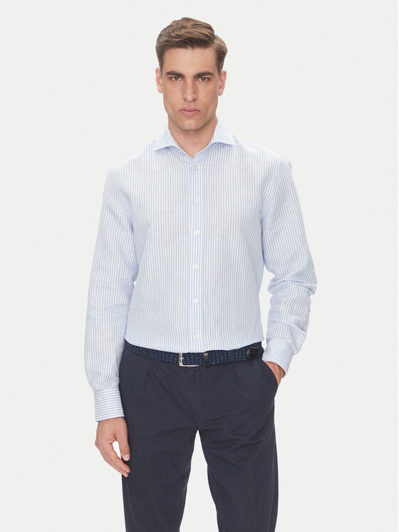 Baldessarini Koszula B3 10012.3710 Błękitny Regular Fit