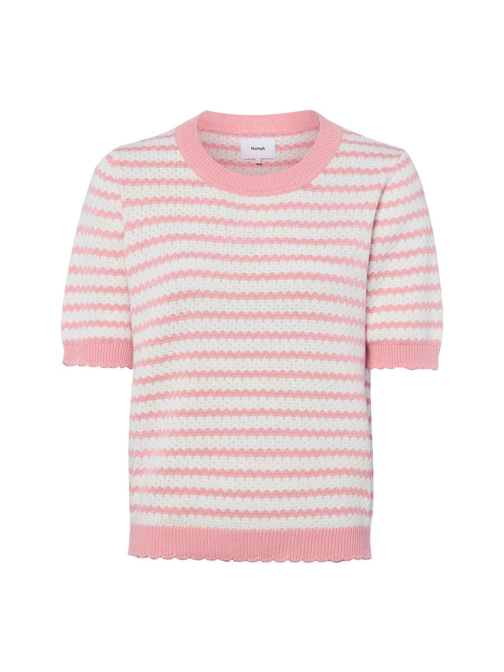 Nümph Sweter damski - Numari Kobiety Bawełna różowy, XL