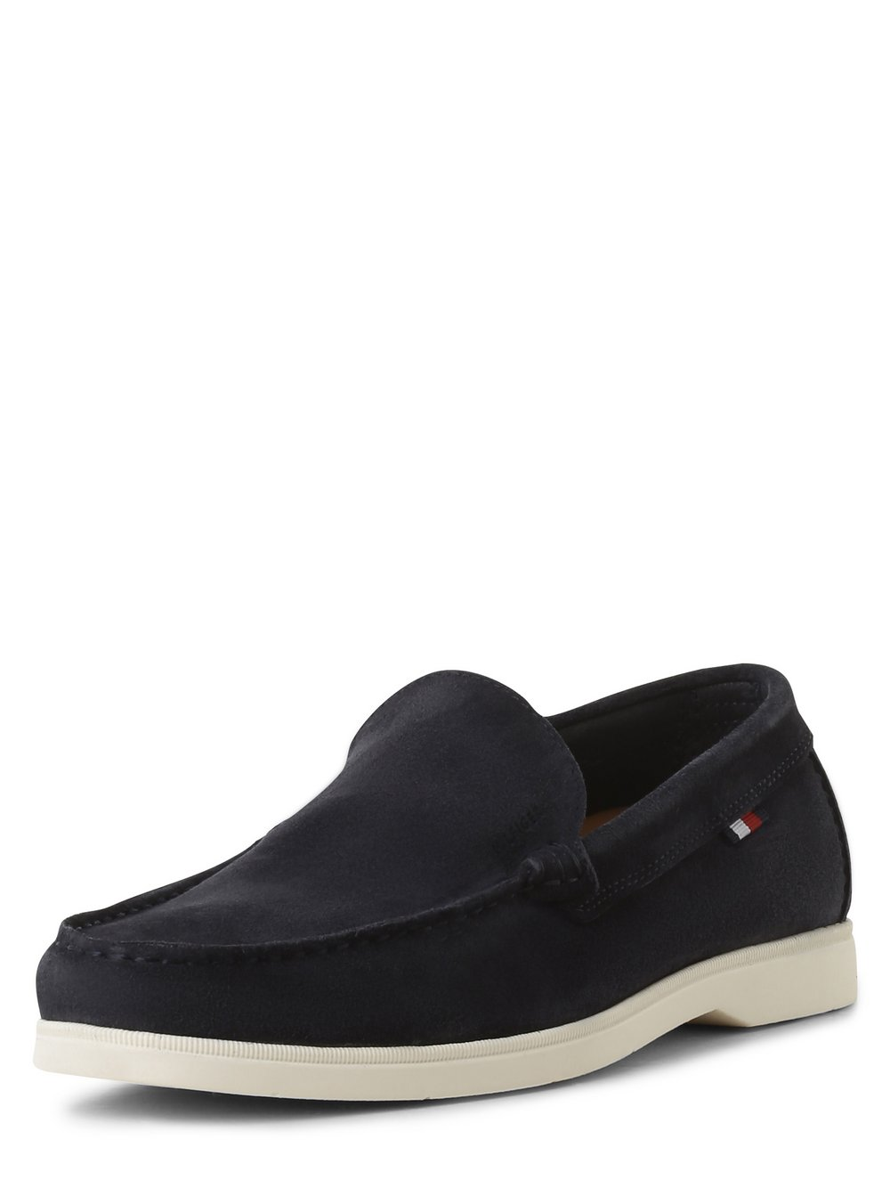 Tommy Hilfiger Skórzane loafersy Mężczyźni skóra niebieski, 42