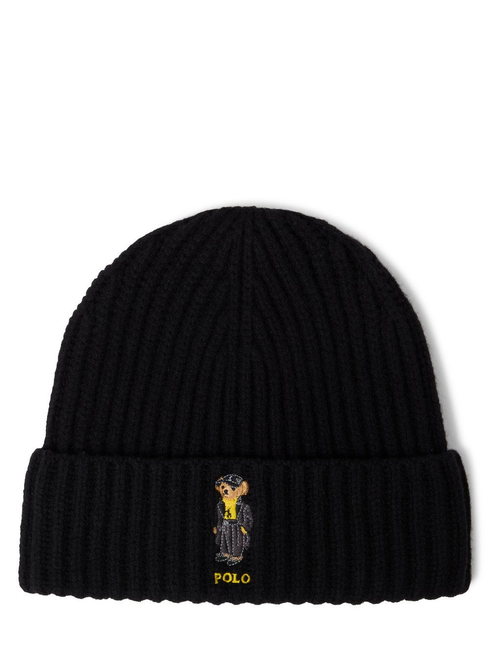 Polo Ralph Lauren Damska czapka wełniana Kobiety Wełna czarny, ONE SIZE
