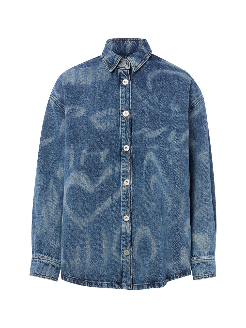 HUGO BLUE Bluza damska - Garesa Kobiety Bawełna niebieski, XS