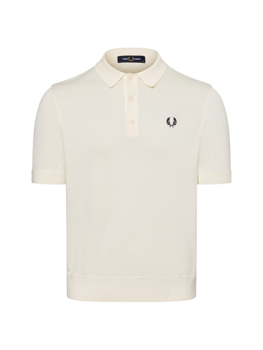 Fred Perry Męska koszulka polo Mężczyźni Bawełna biały, XXL