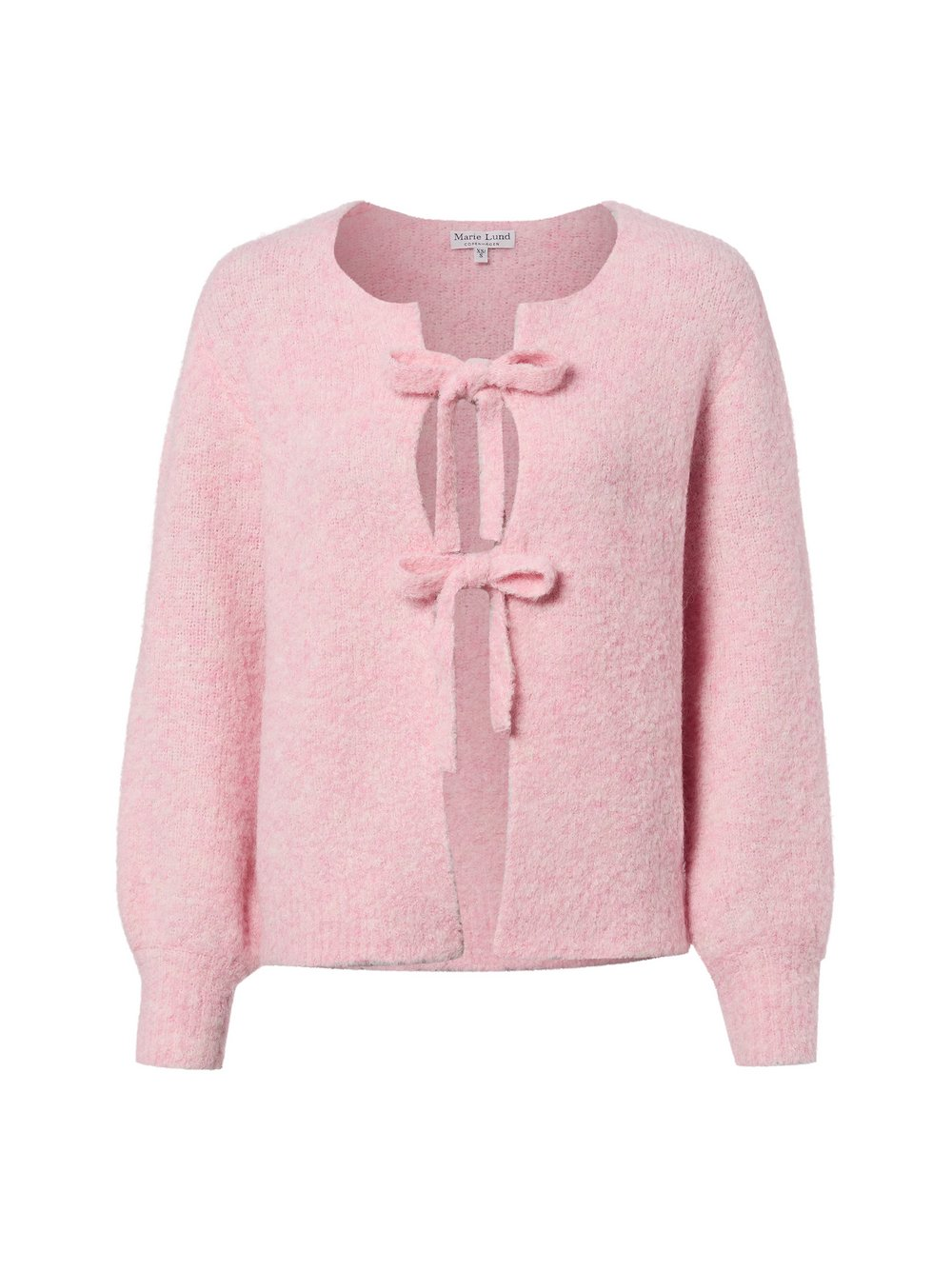 Marie Lund Kardigan damski z zawartością wełny Kobiety różowy, XL/XXL