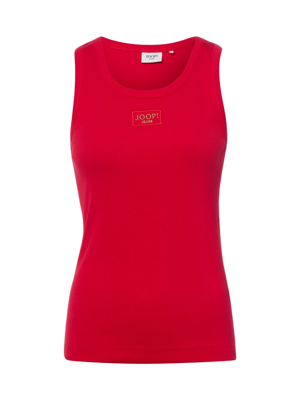 Joop Jeans Damski prążkowany top - Tana Kobiety Bawełna czerwony, XS