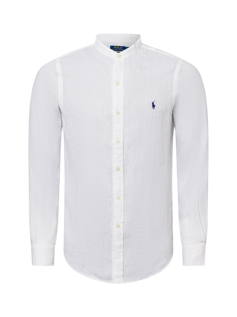 Polo Ralph Lauren Męska koszula lniana Mężczyźni Slim Fit len biały, XL