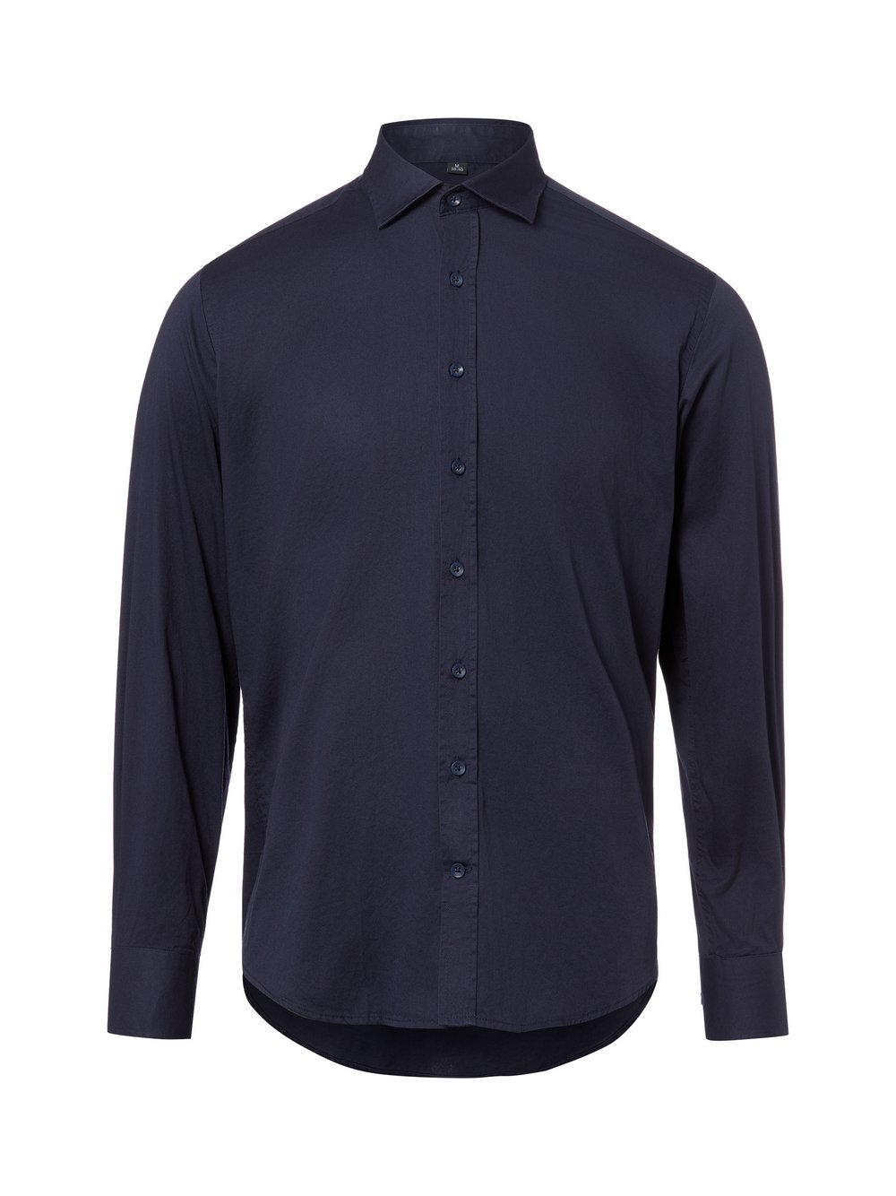 Nils Sundström Męska koszula casual Mężczyźni Modern Fit Bawełna niebieski, L