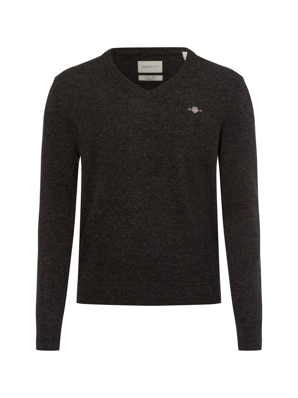 Gant Męski sweter z dzianiny Mężczyźni czarny, XL
