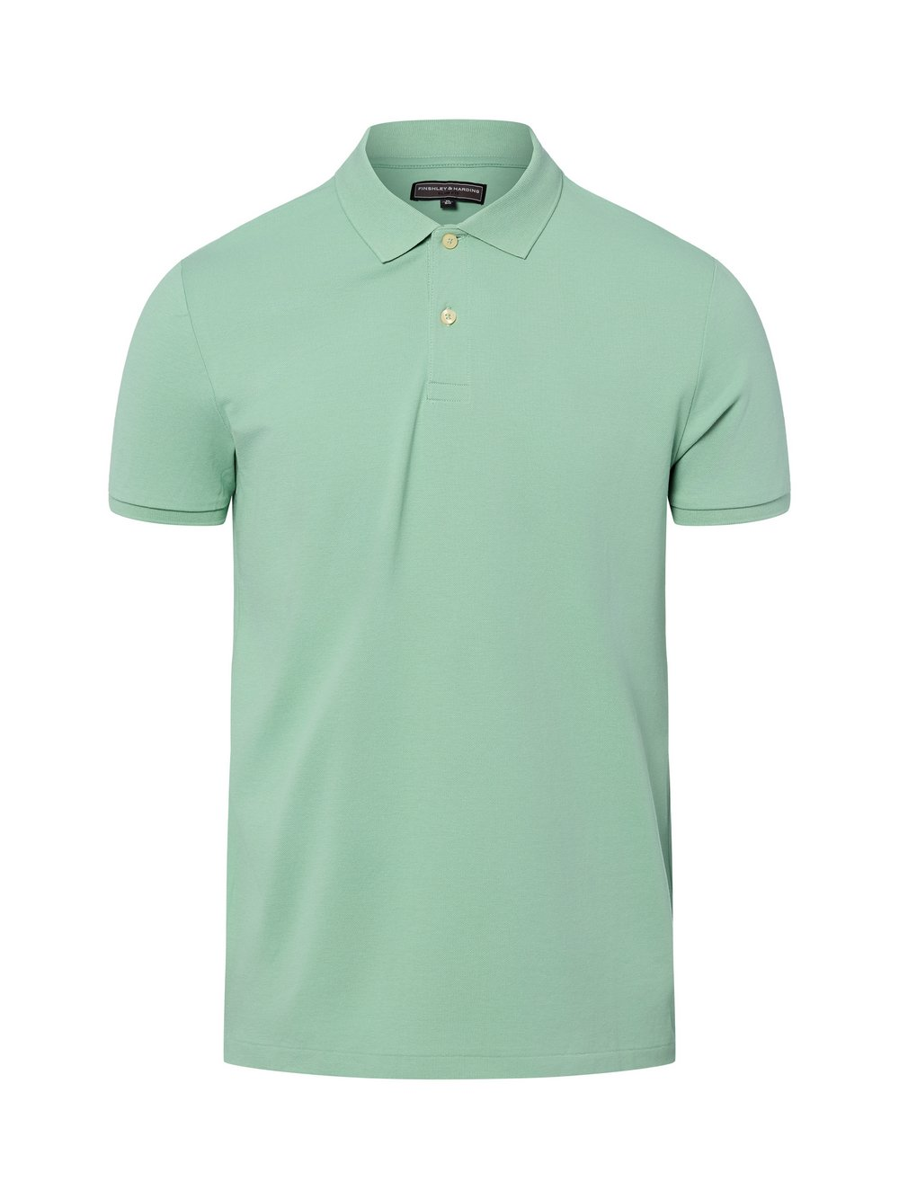 Finshley & Harding Męska koszulka polo Mężczyźni Bawełna zielony, XXL