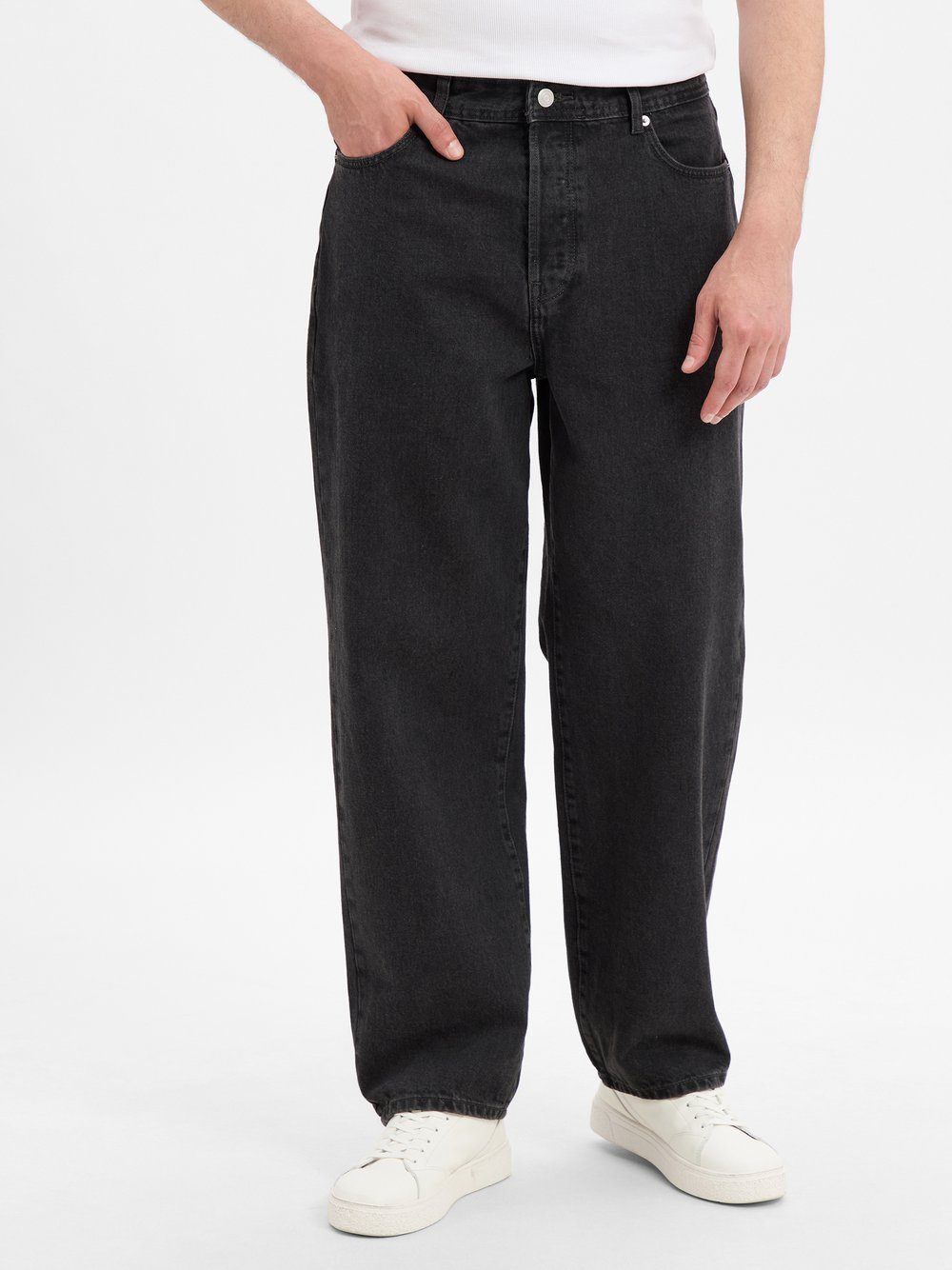 Only&Sons Dżinsy Tai Fade Loose Mężczyźni Bawełna czarny, 29-32