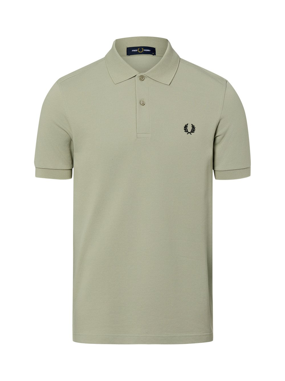 Fred Perry Męska koszulka polo Mężczyźni Bawełna zielony, S