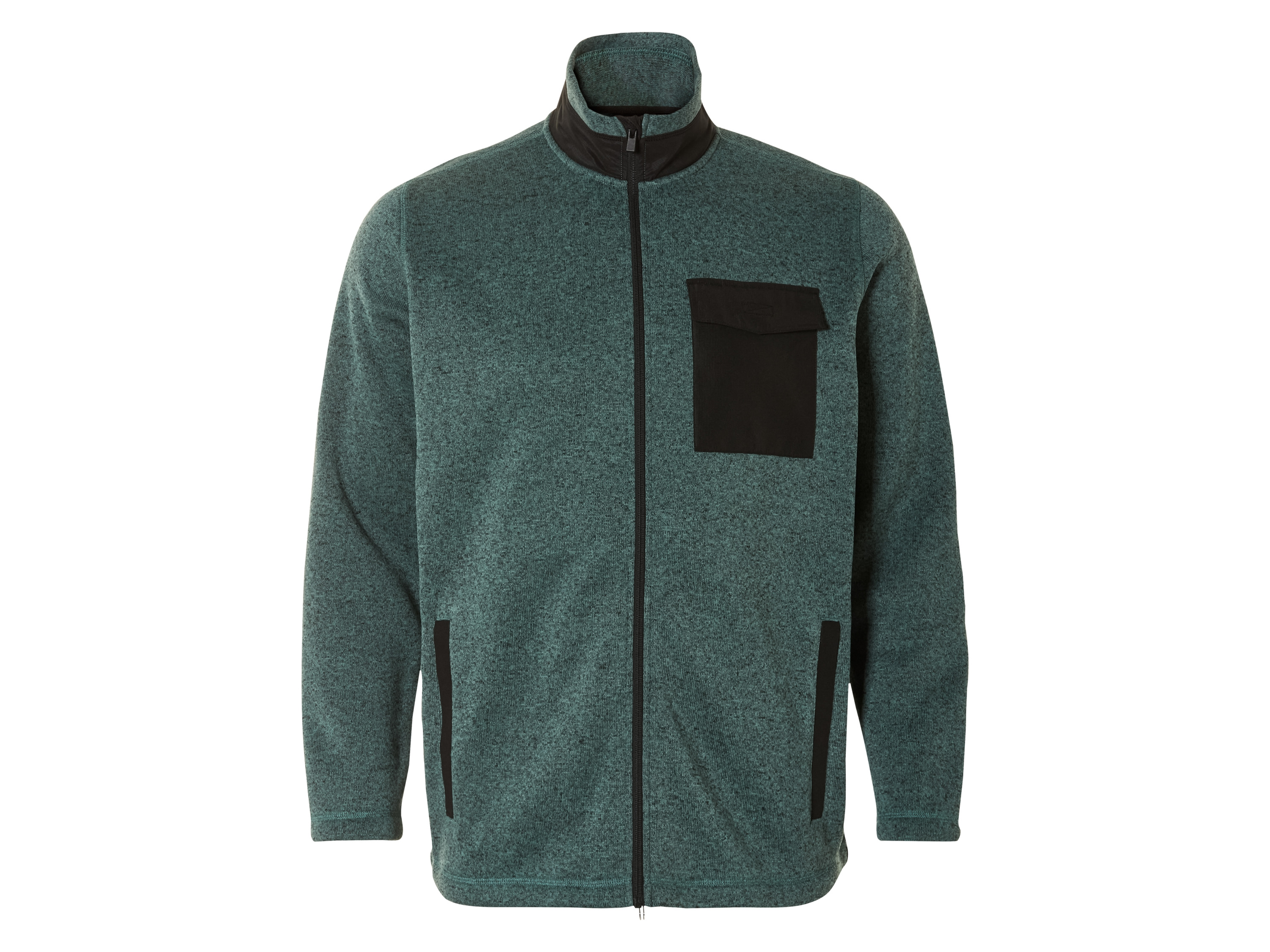 LIVERGY® Bluza męska dzianinowa z polaru (Zielony, 3XL (64/66))