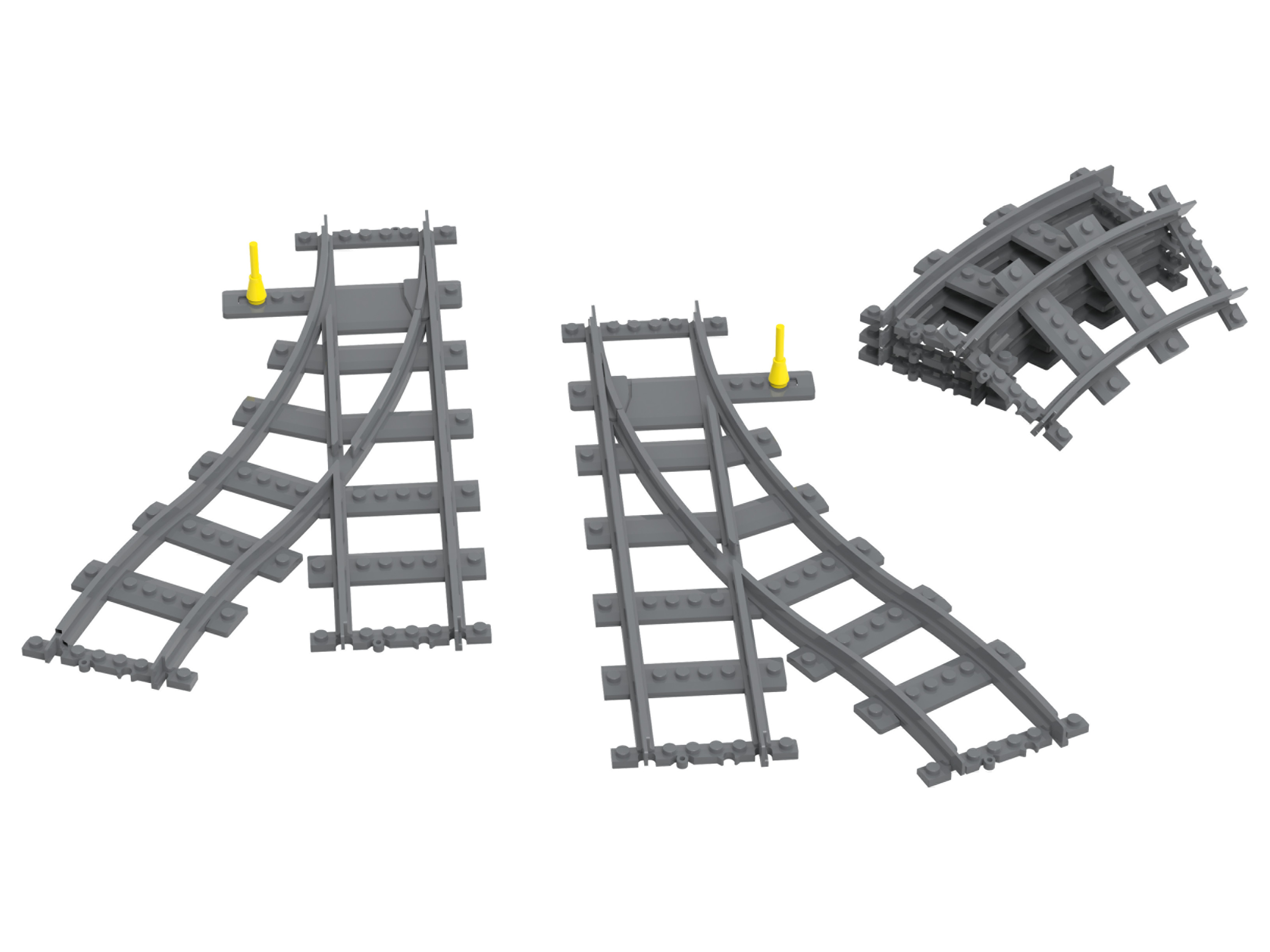 Playtive Clippys Zestaw szyn / Zestaw rozjazdów (Zestaw zwrotnic) miniaturka