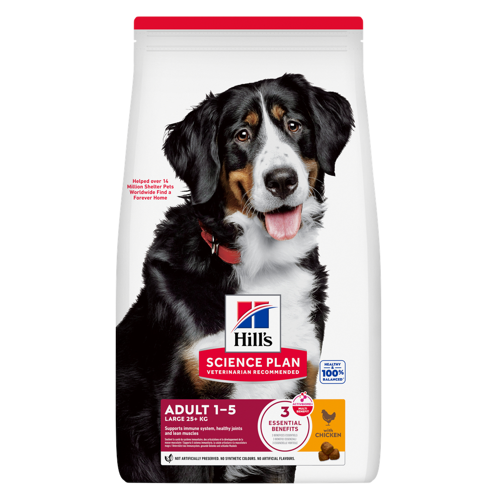 Dwupak Hill's - Adult 1–6 Large, kurczak, 2 x 14 kg