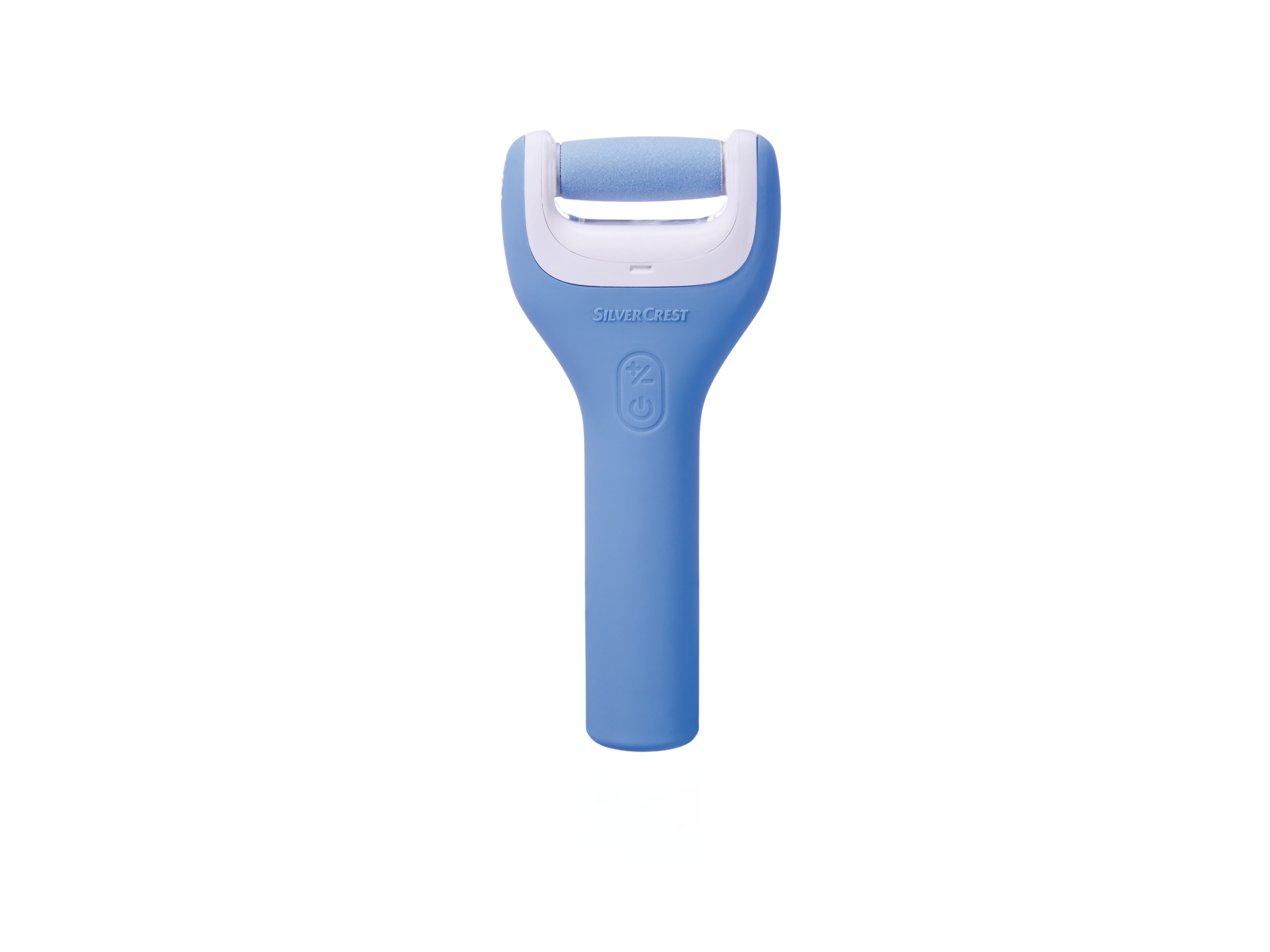SILVERCREST® PERSONAL CARE Elektryczny pilnik do usuwania zrogowaciałego naskórka, z 2 nasadkami (Niebieski) miniaturka