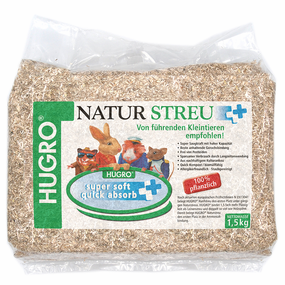 Hugro podściółka naturalna - 1,5 kg