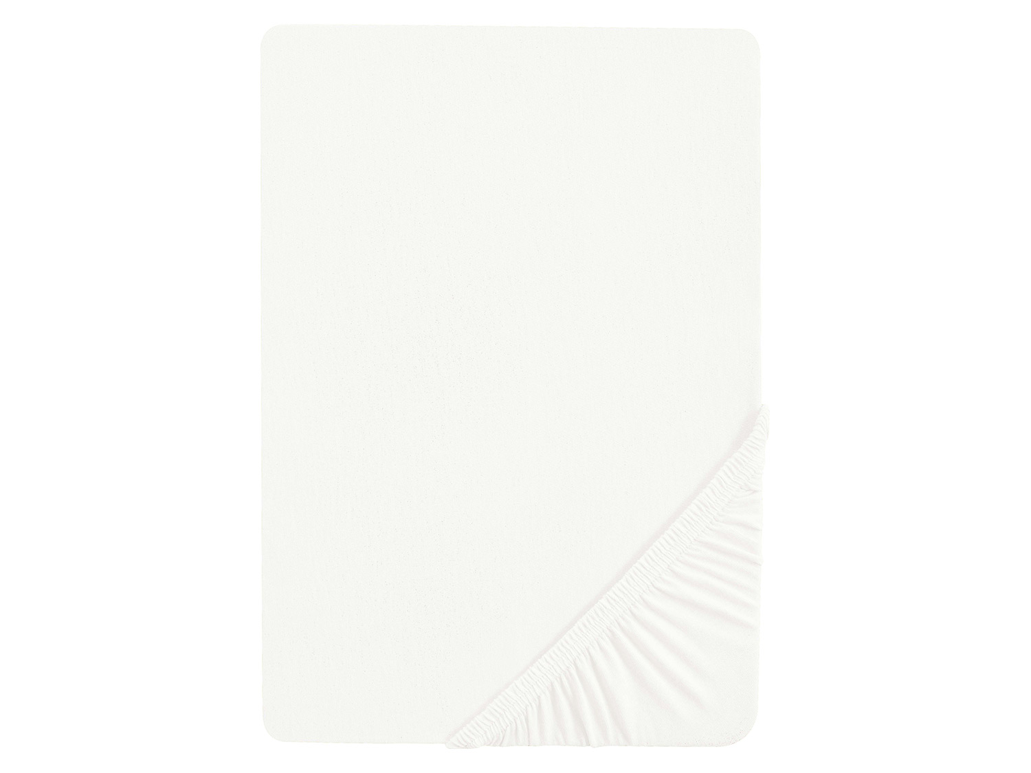 Biberna Prześcieradło z dżerseju z gumką 140 - 160 x 200 cm (Biały, 140 - 160 x 200 cm)