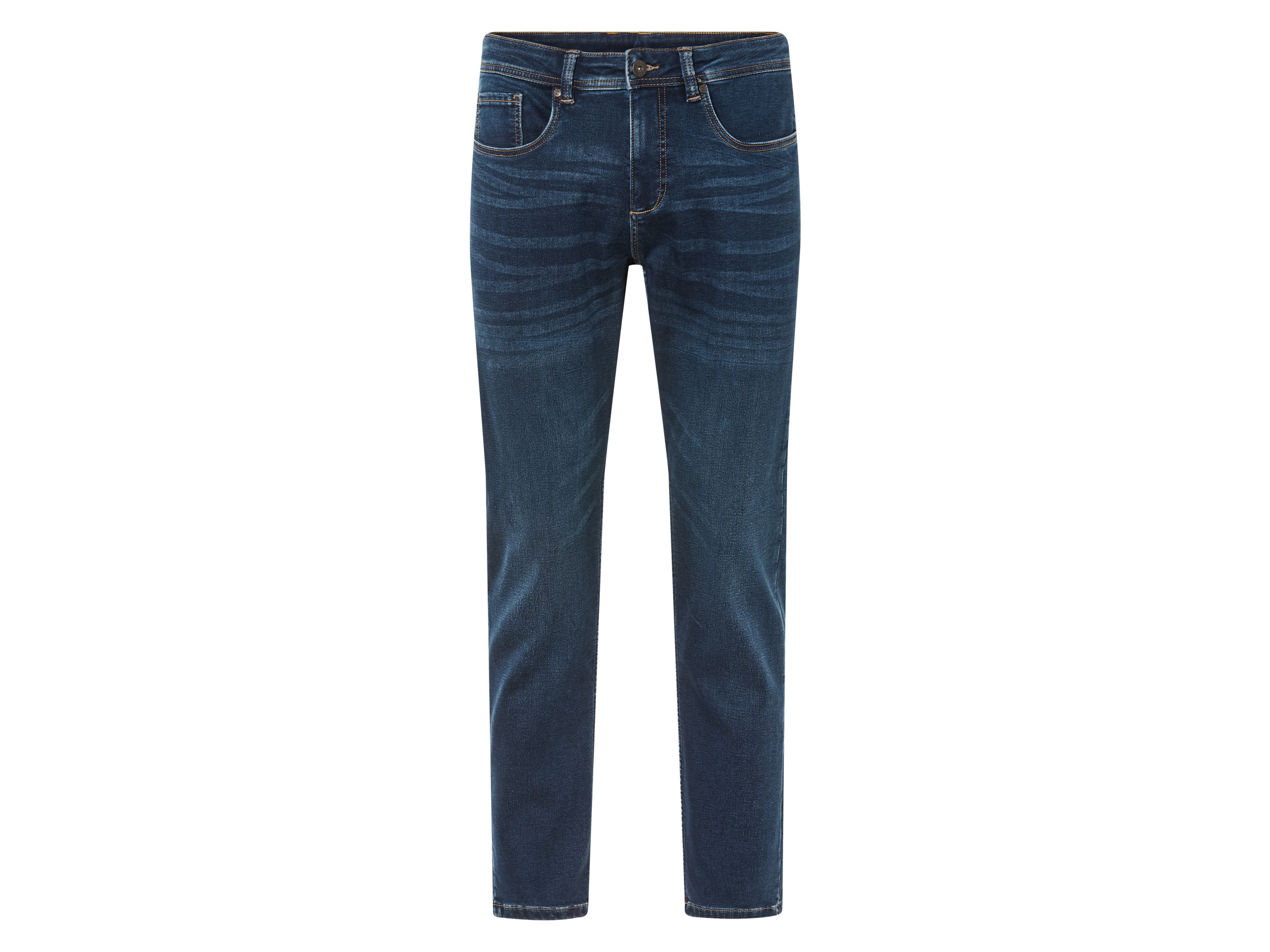 LIVERGY® Jeansy dresowe męskie, Slim Fit (Ciemnoniebieski, 54 (38/32))