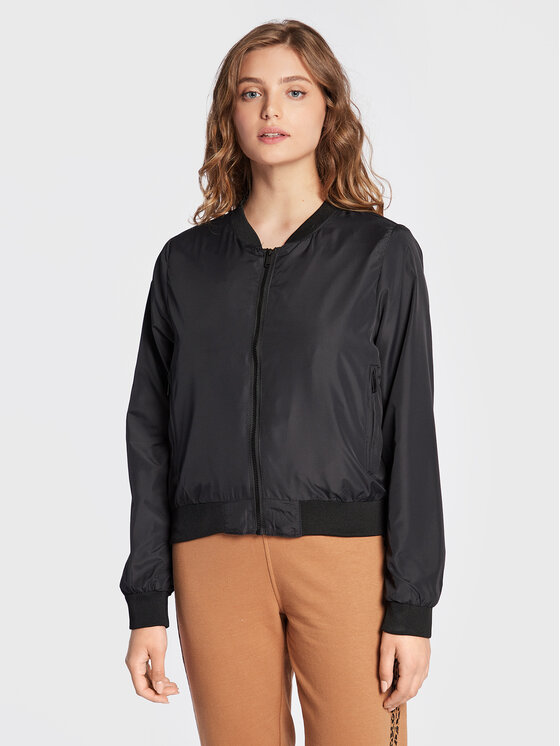 Brave Soul Kurtka bomber LJK-KAJAL Czarny Regular Fit miniaturka