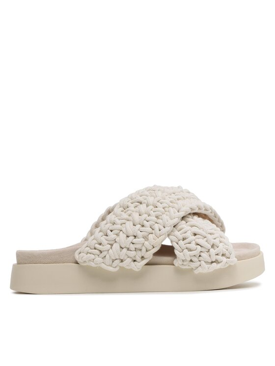 Inuikii Klapki Woven 70104-105 Biały