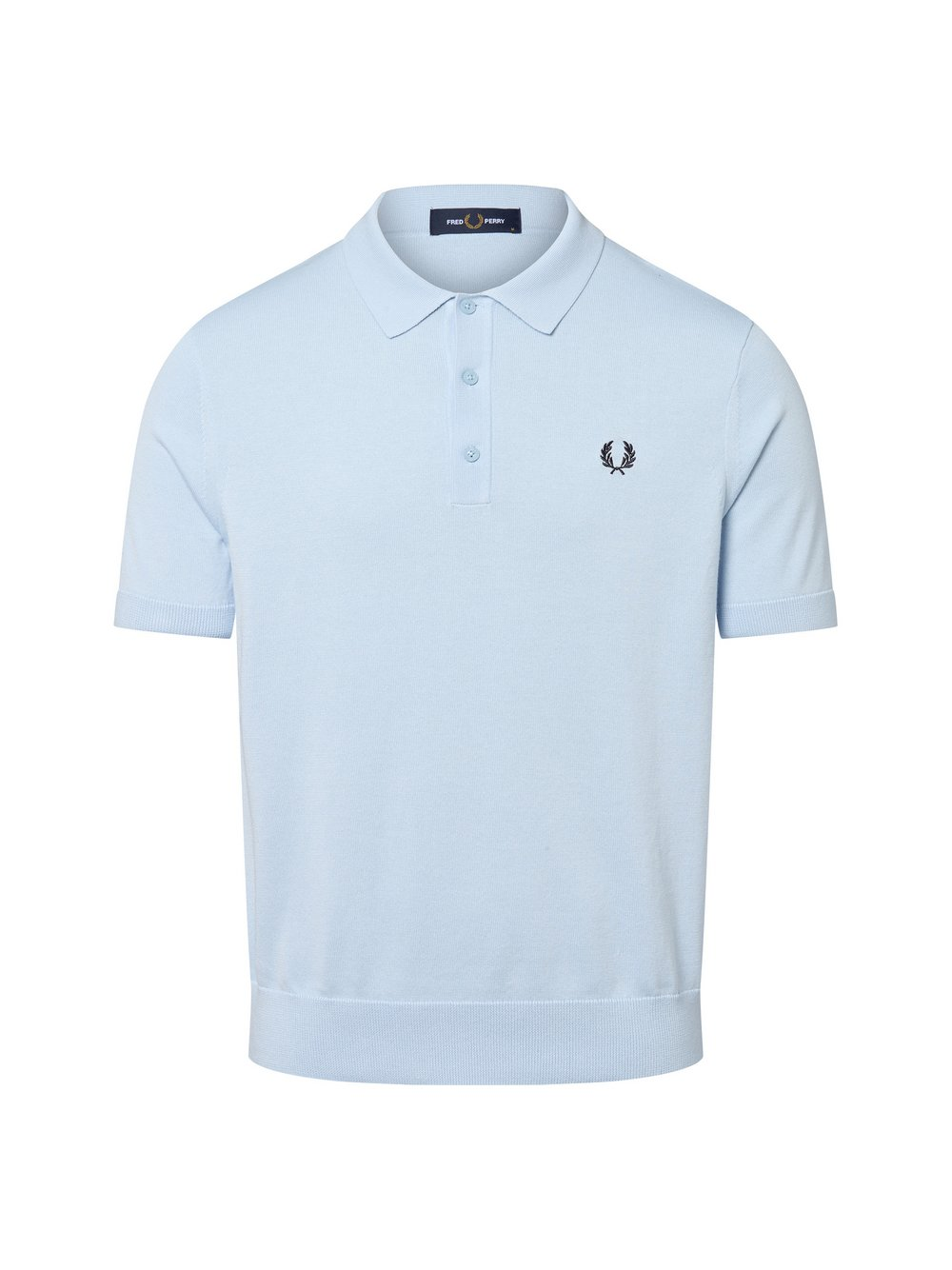 Fred Perry Męska koszulka polo Mężczyźni Bawełna niebieski, S