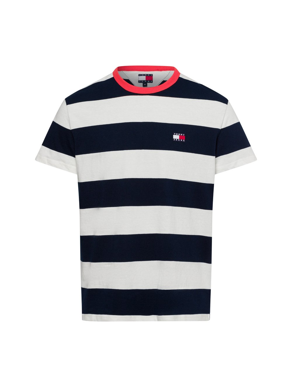 Tommy Jeans Tommy Jeans - Koszulka męska Mężczyźni Bawełna niebieski|biały, S