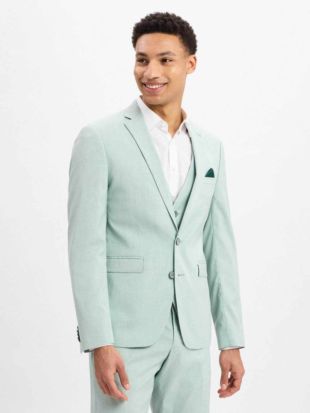 Finshley & Harding Męska kurtka modułowa - Oakland Mężczyźni Slim Fit zielony, 46