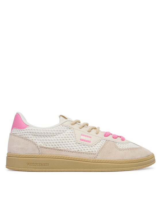 Tommy Jeans Sneakersy The Greenwich Knit EN0EN02986 Beżowy