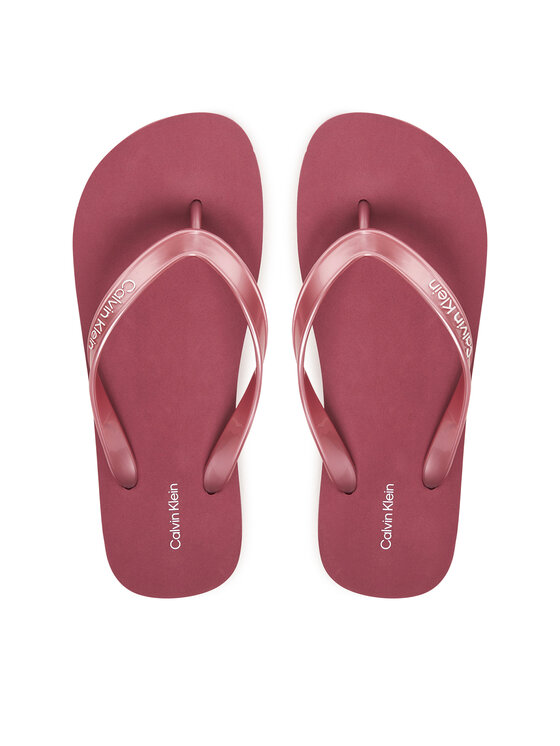 Calvin Klein Japonki Flatform Flip Flop Met Tpu HW0HW03120 Różowy