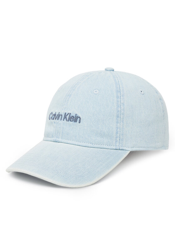 Calvin Klein Czapka z daszkiem Small Monogram LV04K5065G Niebieski