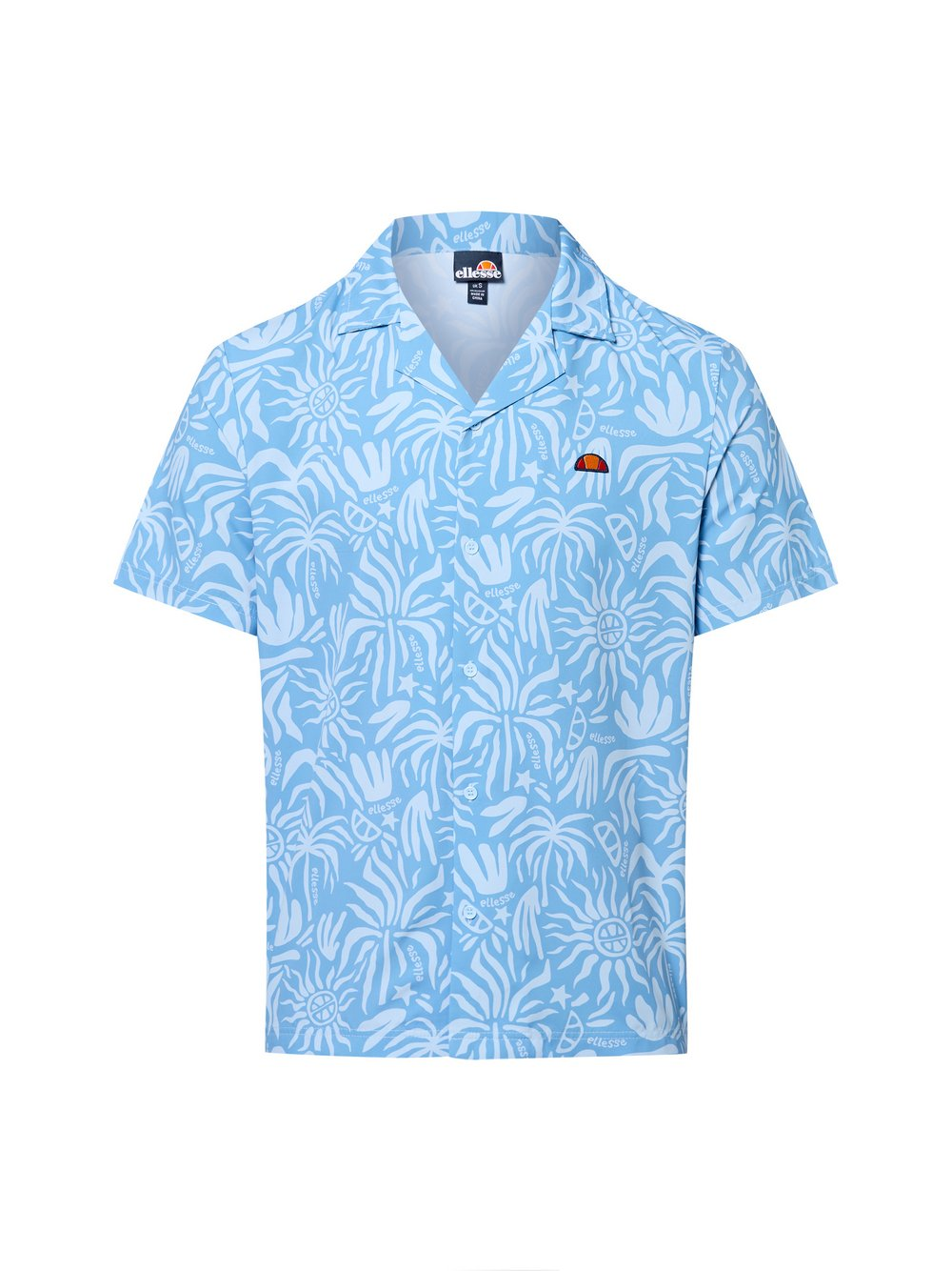 ellesse Męska koszulka z krótkim rękawem - Sunnami Mężczyźni Regular Fit niebieski, L