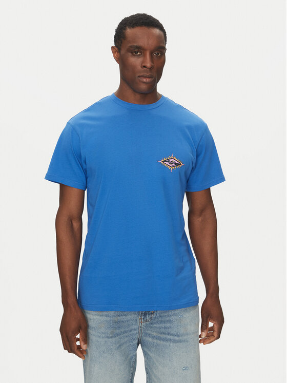Quiksilver T-Shirt EQYZT08046 Niebieski