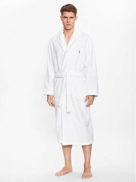 Polo Ralph Lauren Szlafrok 714899683002 Biały