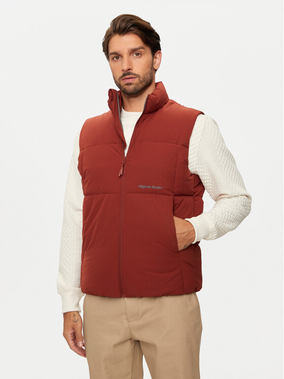 Jack & Jones Kamizelka Vesterbro 12260442 Brązowy Regular Fit