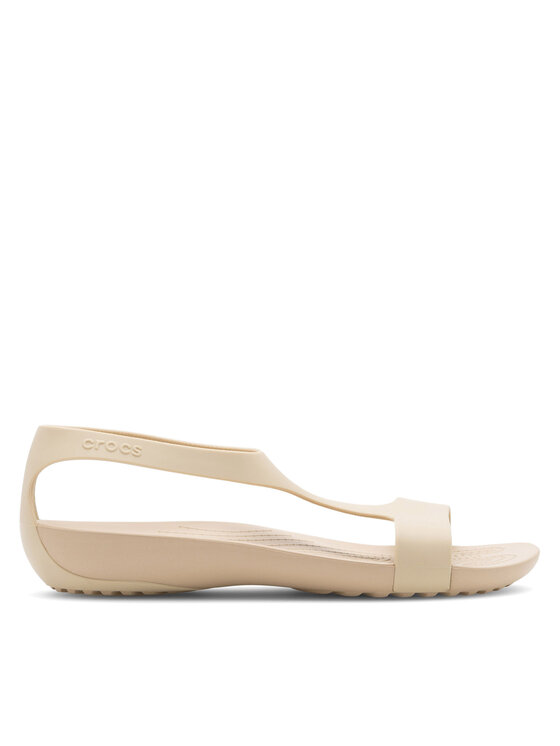Crocs Sandały SERENA SANDAL 205469-212 Kremowy