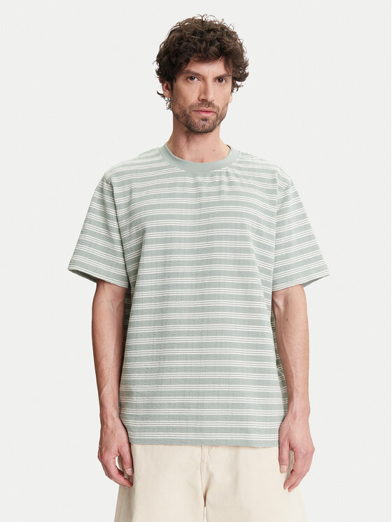 Selected Homme T-Shirt 16097659 Zielony Regular Fit