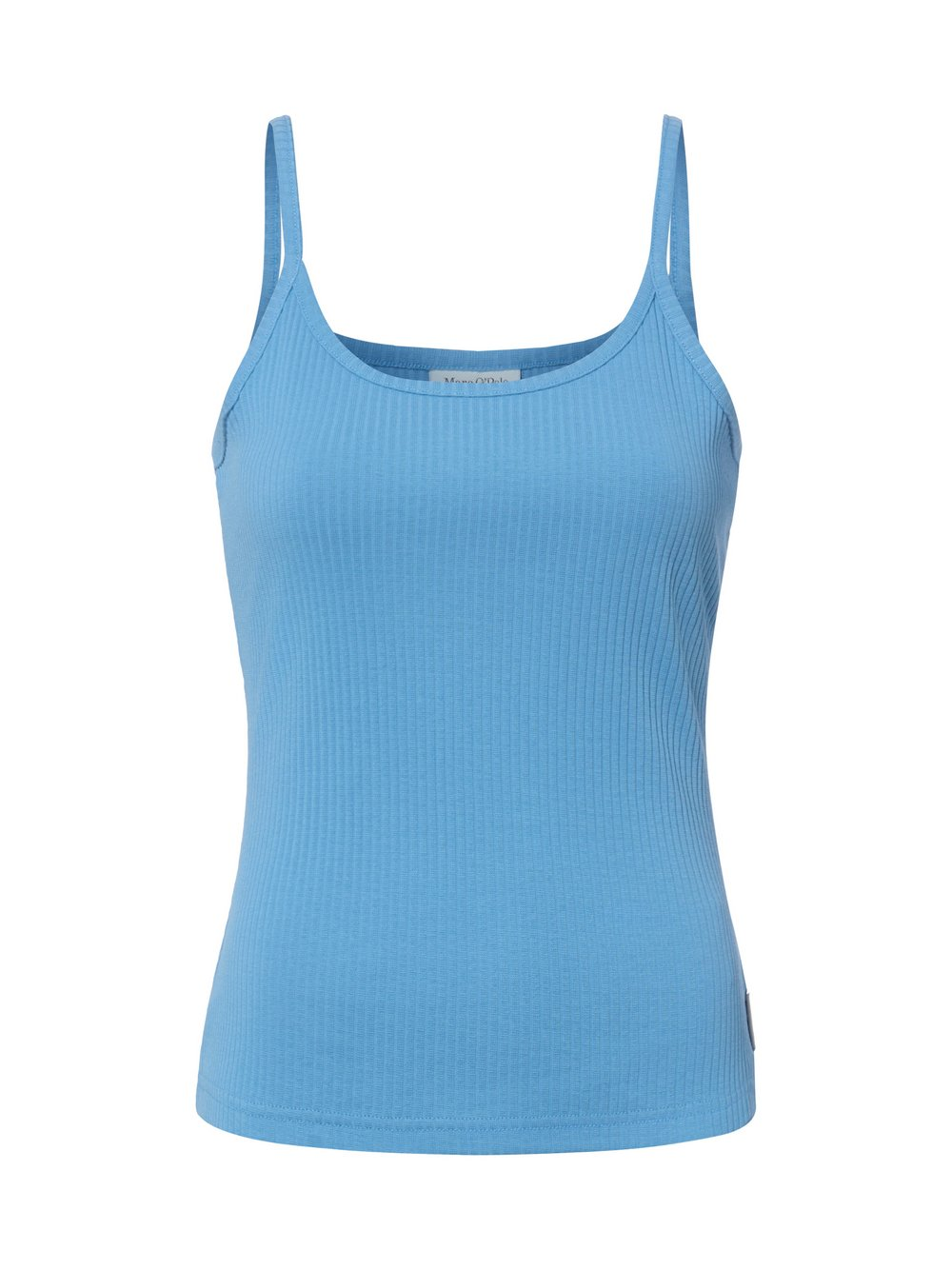 Marc O'Polo Denim Damski top spaghetti Kobiety Bawełna niebieski, XS