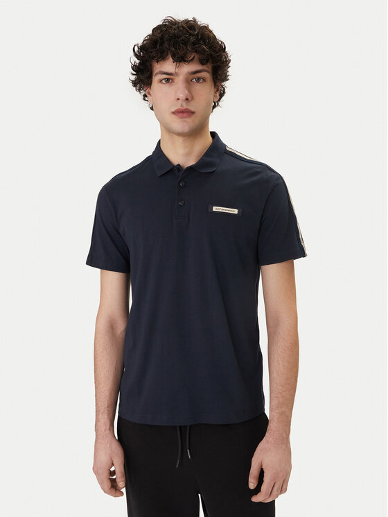 EA7 Emporio Armani Polo 7M001477 AF10375 UB102 Granatowy Regular Fit