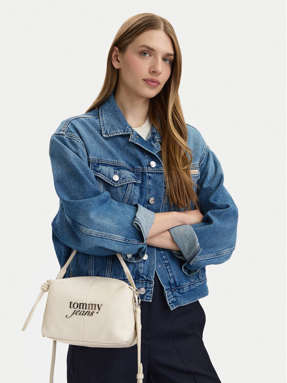 Tommy Jeans Torebka Tjw Bold Camera Bag AW0AW18470 Écru
