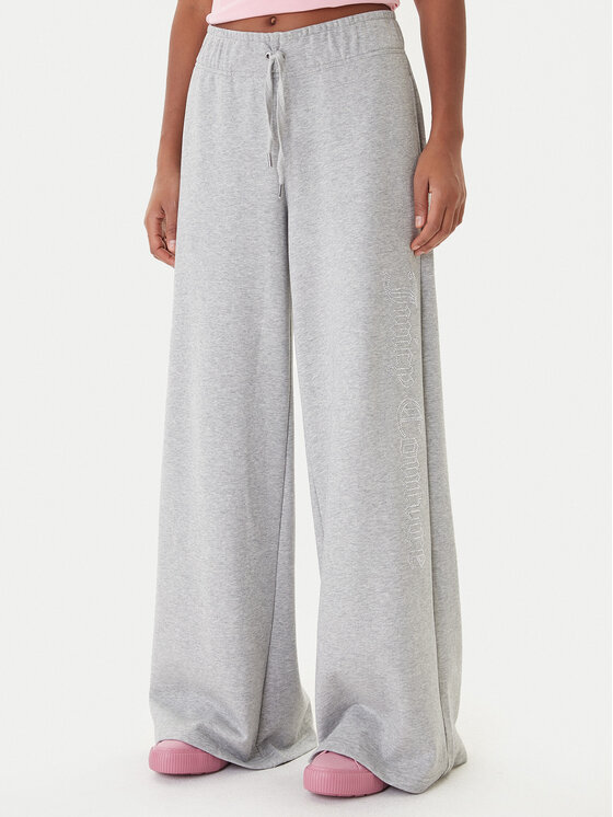 Juicy Couture Spodnie dresowe Annen JCWBJ225320 Szary Wide Leg