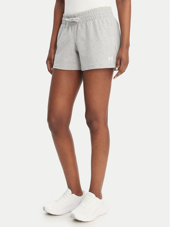 Under Armour Szorty sportowe Sport Terry 6011022 Szary Regular Fit